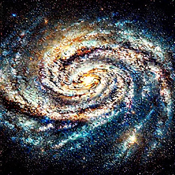 DALL·E 2025-04-13 16.30.44 - A stunning, high-resolution illustration of the Milky Way galaxy viewed from space. The image features a vast spiral galaxy with luminous arms stretch